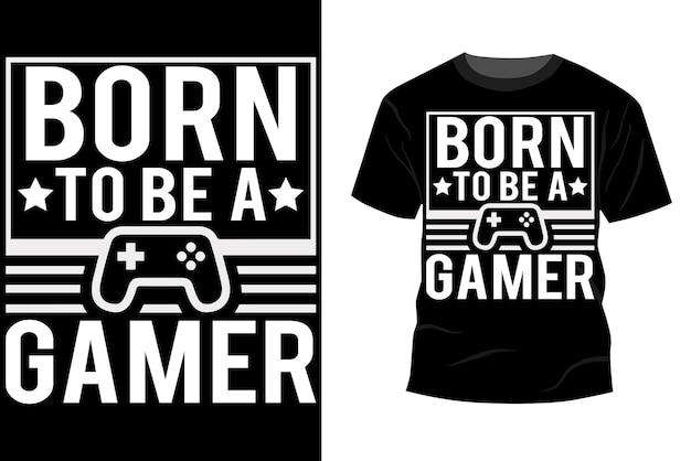 Gamers TShirt Design Gaming Tshirt Design Vector Graphic