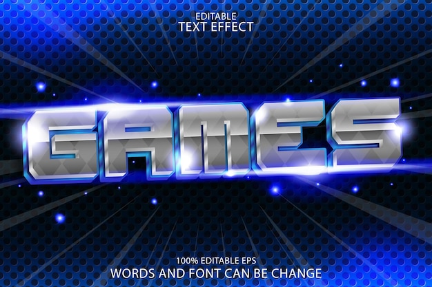 игры редактируемые текстовые эффекты рельефный неоновый стиль