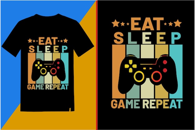 Vector games t-shirt design