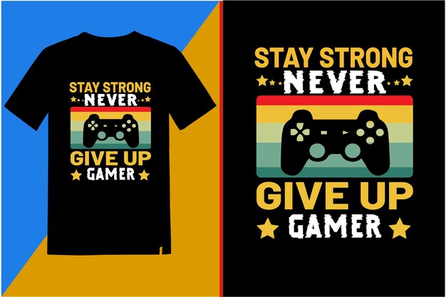 Vector games t-shirt design