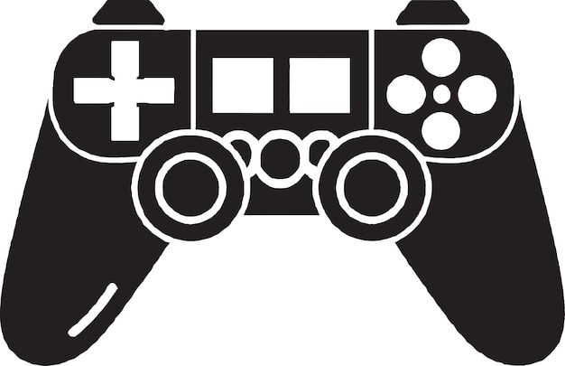 Gaming Console with MultiDisplay Support Vector Icon Illustration