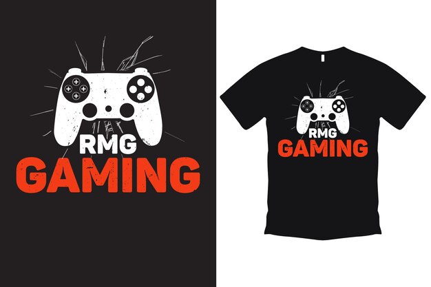 Gaming Graphic T shirt Design Template