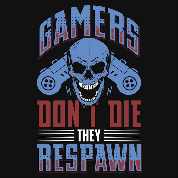 Gaming graphics premium vector tshirt design