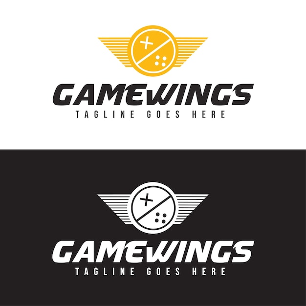 Vector gaming logo ontwerp