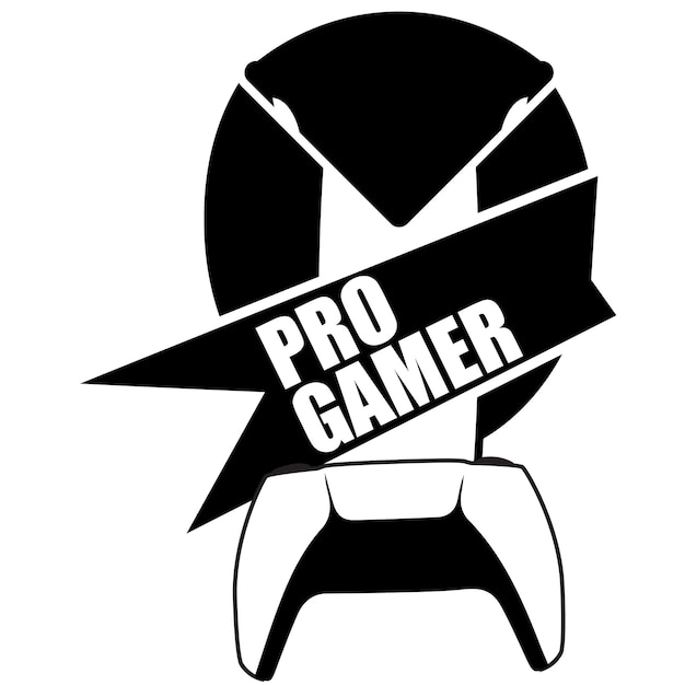 Gaming logo Black and White Stock Photos & Images - Alamy