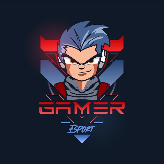 Gamer logo, Download on Freepik