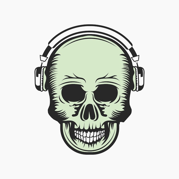 Vector gaming skull vector graphic illustration