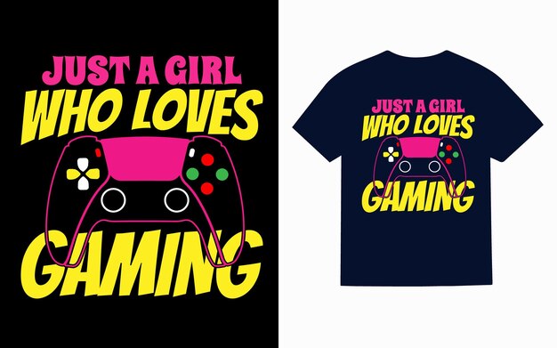 Vector gaming t shirt design typography custom vector t shirt