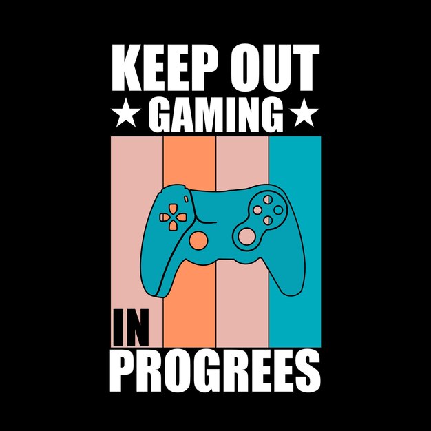 Gaming t-shirt design