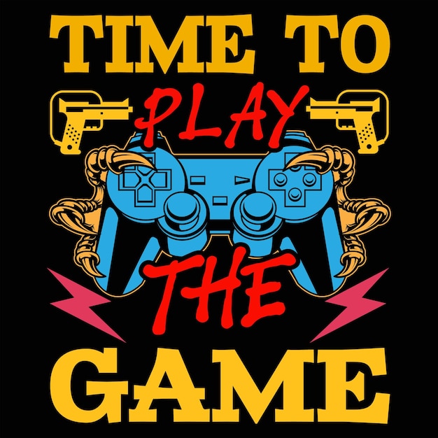 Gaming t-shirt design