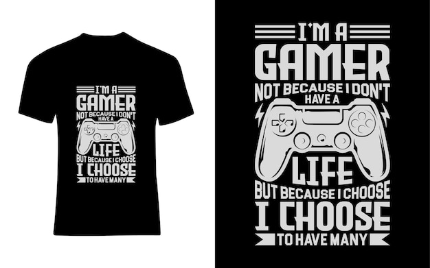 Gaming t shirt design