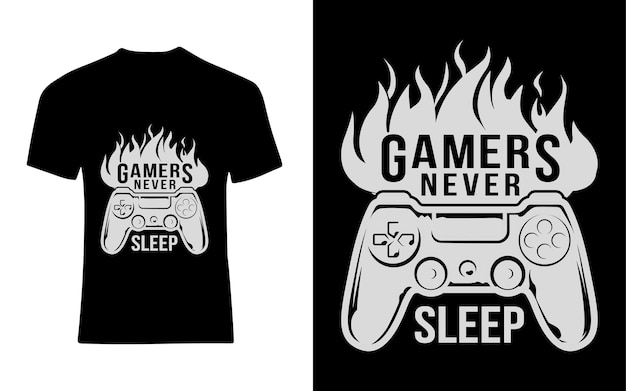 Gaming t shirt design