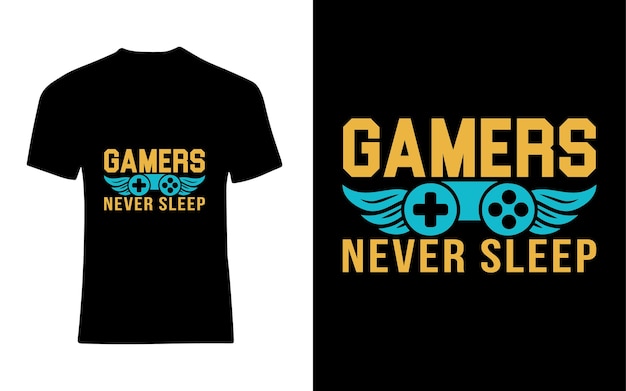 Gaming t shirt design