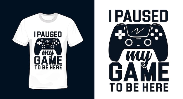 Vector gaming t-shirt desing