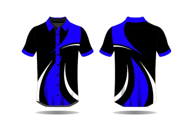 ゲーム t シャツ ベクトル e スポーツ t シャツ テンプレート制服前面と背面図