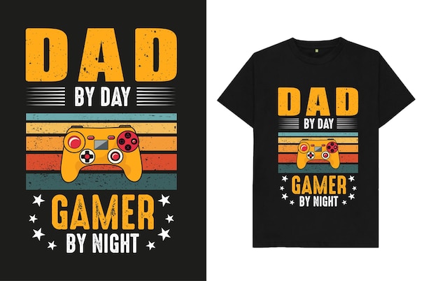 父の日のゲームTシャツのデザイン