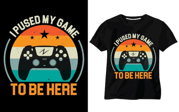 ゲームTシャツのデザイン