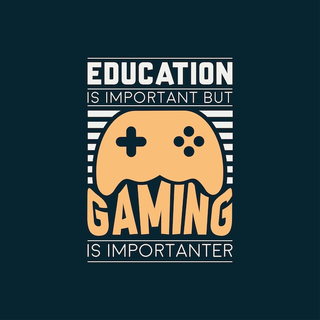 Gaming Vector Graphic for T shirt Design