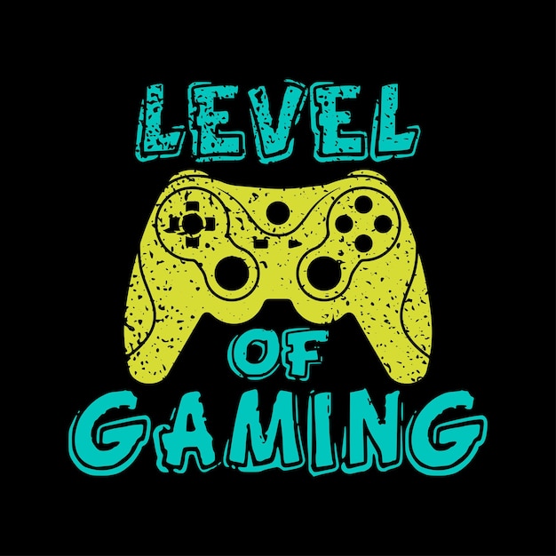 Gaming vector t-shirt ontwerp