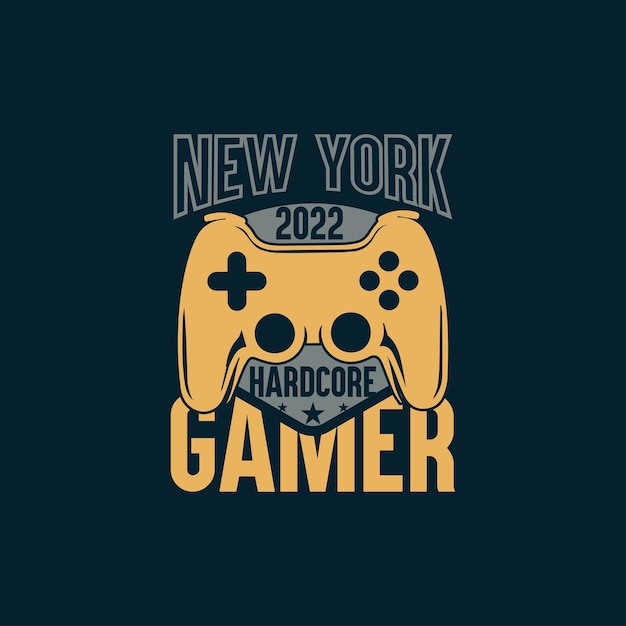 Gaming-vectorafbeelding voor T-shirtontwerp