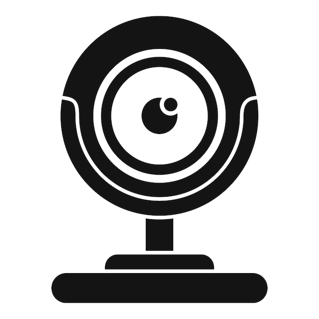 Gaming web camerapictogram eenvoudige vector Videocamcorder Digitale film