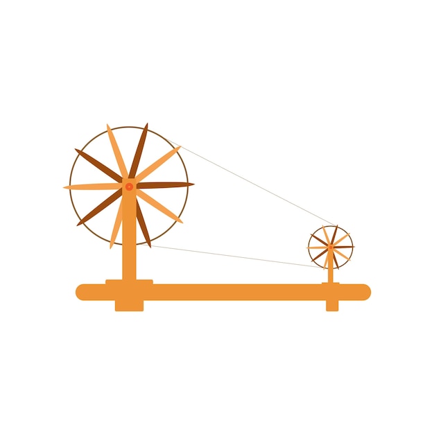 Vector gandhi jayanti with charkha ,vector illustration.