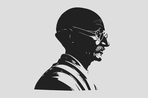 GandhiIndia's father of the nation Mahatma Gandhi vector image leader of the Indian independence