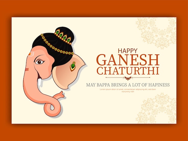 Vector ganesh chaturthi