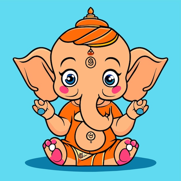 cute lord ganesha bike riding drawing / How to draw ganpati bapa / Lord ganesh  drawing easy - YouTube