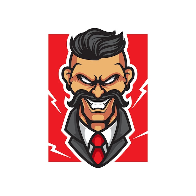 Gangster E Sport mascotte-logo