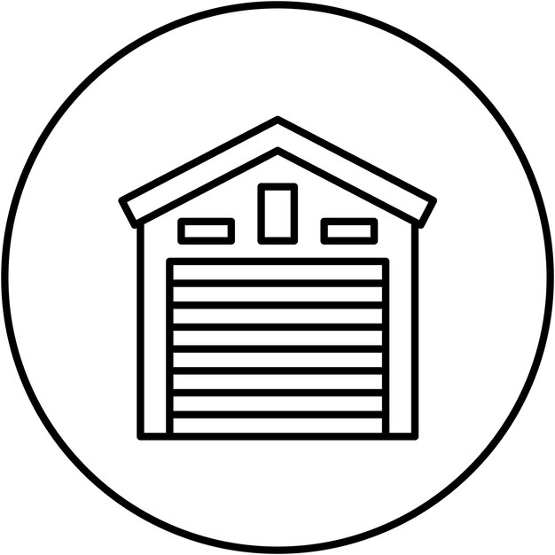 Vector garage icon vector image can be used for car repair