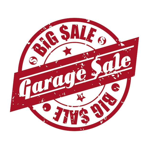 garage sale ontwerp