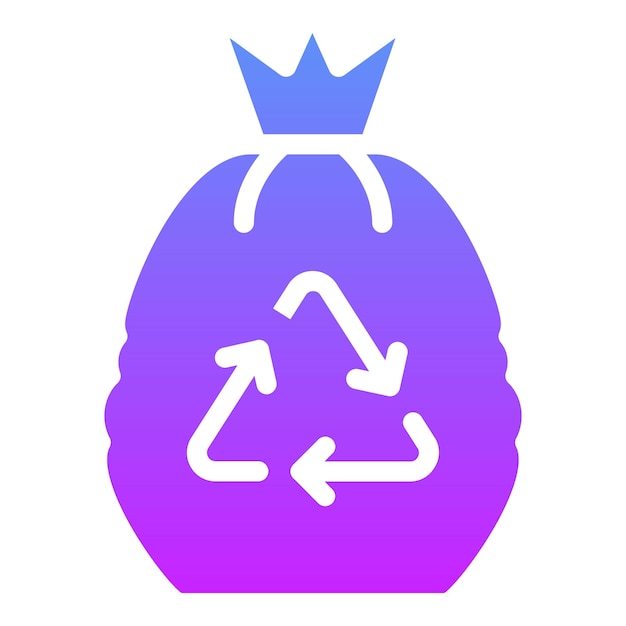 벡터 garbage bag vector icon illustration of house cleaning iconset