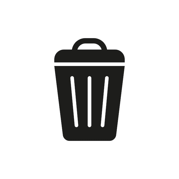 Garbage can icon vector design templates simple and modern