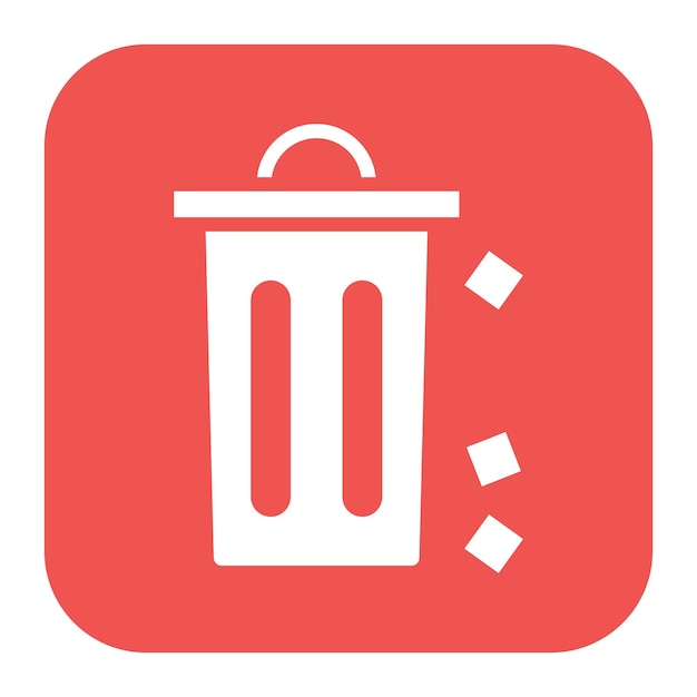 Garbage icon vector image Can be used for Cleaning