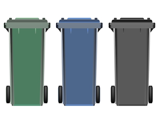 garbage sorting bins recycling garbage collection separation and recycling