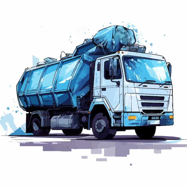 garbage truck icon