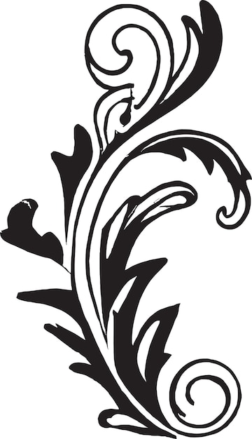 Garden Delight Floral Decoratief Element Vector Icon Logo Design