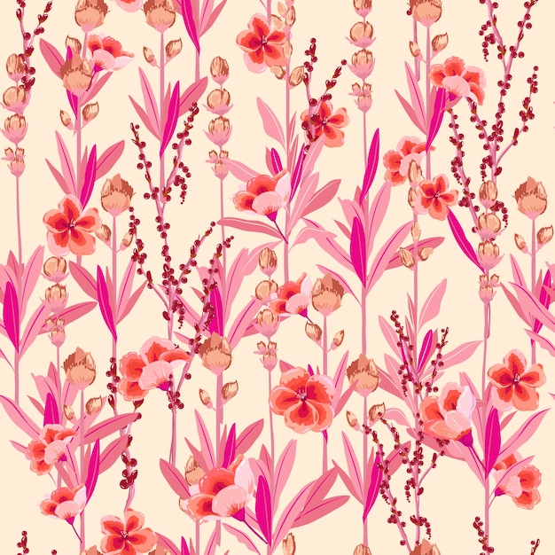  Garden floral pattern 