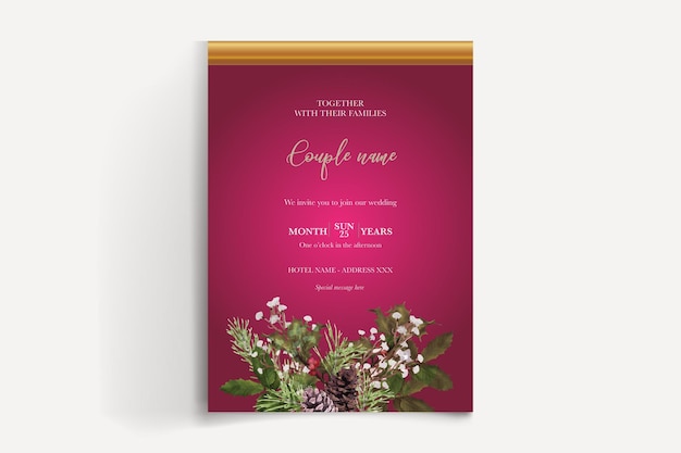 GARDEN INVITATION TAMPLATE