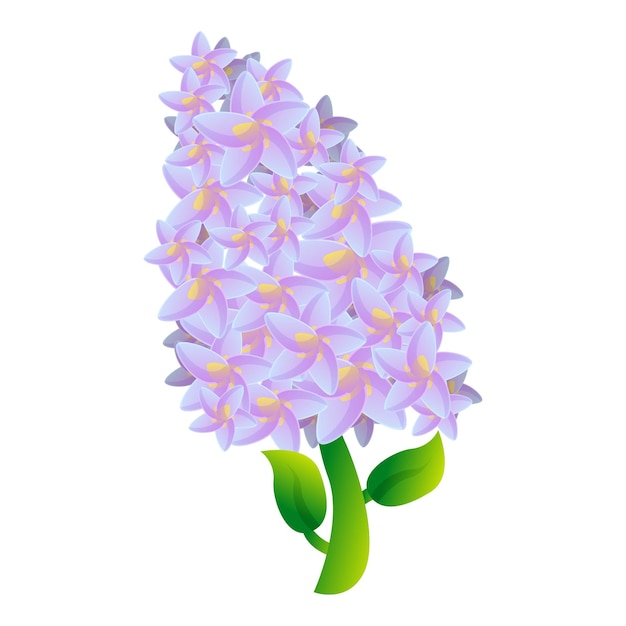 Garden lilac icoon Cartoon van tuin lilac vector icoon voor webontwerp geïsoleerd op witte achtergrond