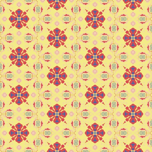 Garden Nature Seamless Pattern Floral Background Damask Aboriginal Wedding Ornament Art