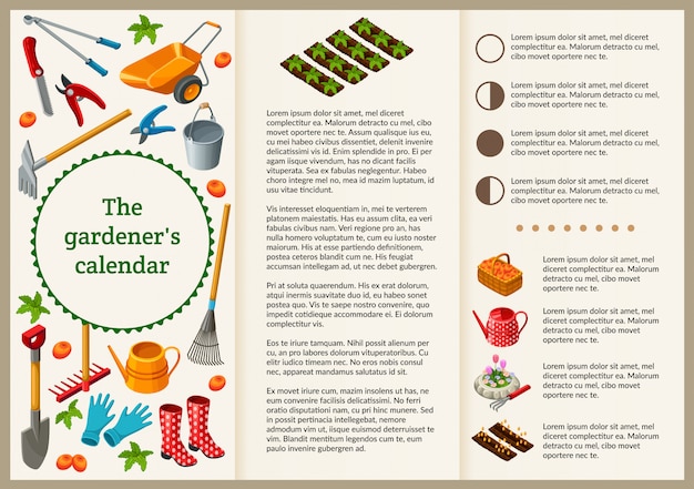 Gardener brochure for presentation.