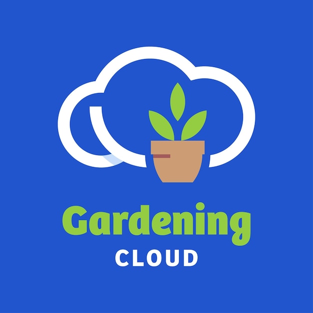 Gardening cloud logo