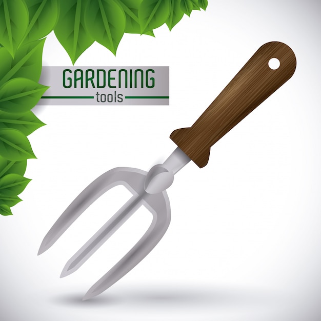 Vector gardening design.