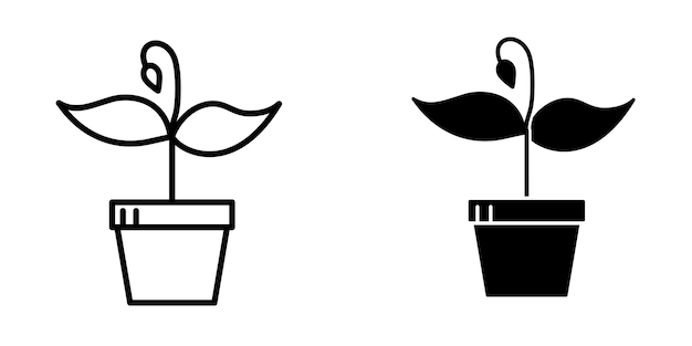 Gardening icon vector design template