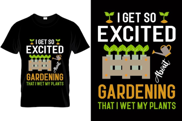 Vector gardening lover shirt gardening shirt design with plant vector plant illustration