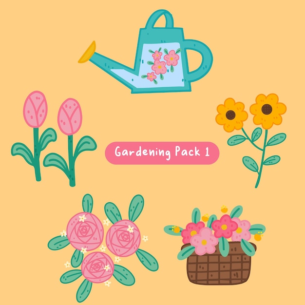 Vector gardening pack 1