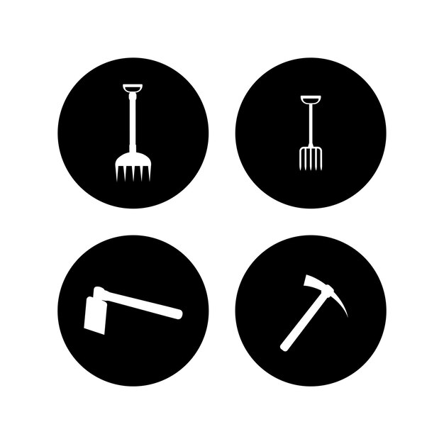 Gardening tool logo