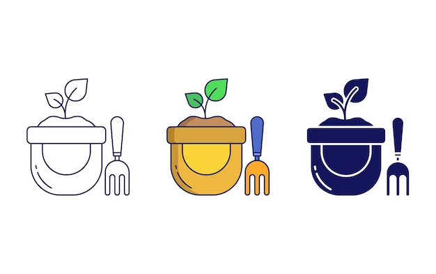 gardening tool vector icon